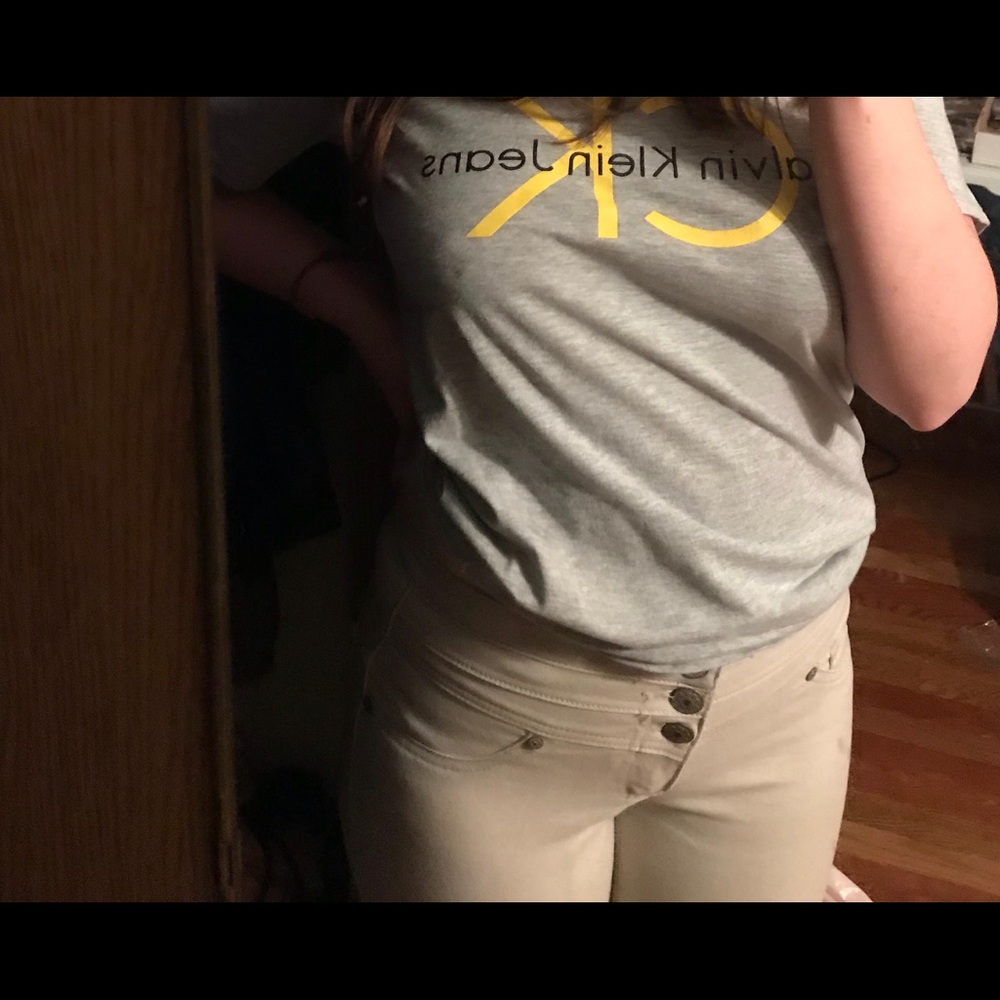 High Waisted Khaki Skinny jeans/jeggings